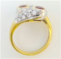 Anello Stocco Gioielli Donna in Oro Rubino 0.82 Ct 06B-16 - 06B-16